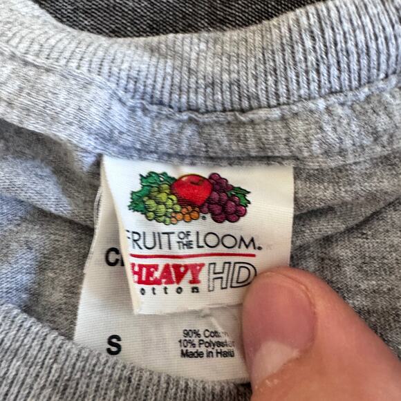 Vintage Fruit of the Loom England National Team Gray Soccer T Shirt Men's Small - Picture 4 of 6